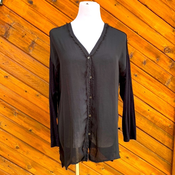 dolan Sweaters - Dolan Black Cardigan Size Medium